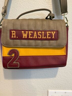 Harry Potter Loungefly R. Weasley Gryffindor Crossbody Bag Purse NWOT